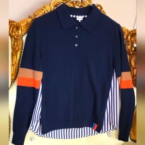Kule Navy Cashmere and Cotton Sweater size S